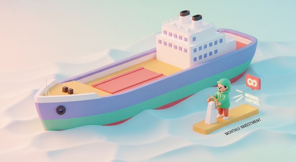 巨大な資産に対して入金額の影響力が限定的になる仕様限界のイメージ